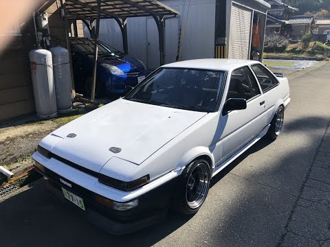 AE86洗車の動画です