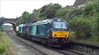 68005 and 68017 Direct Rail Services at Parson Street Station 02.06.17