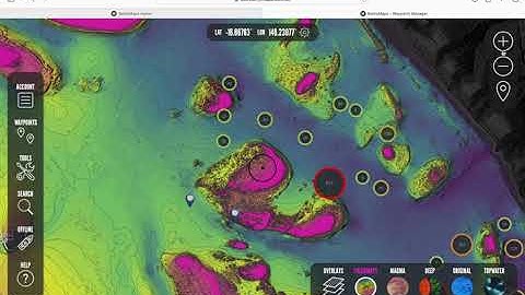 BathyMaps Premium - Dynamic Waypoint Clustering