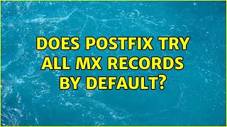 Famous Does postfix try all MX records by default? Net Worth