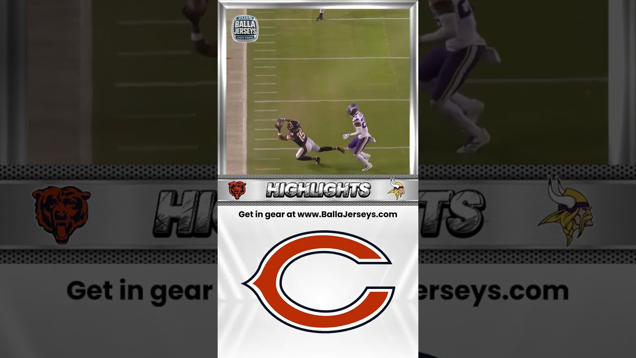 Rookie Rome Odunze TAKEOVER vs Vikings #shorts #bears