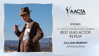 Cillian Murphy (Oppenheimer) wins the AACTA International Award for Best Lead Actor in Film