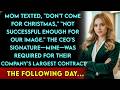 My Family Canceled My Christmas Invitation—So I Terminated Their Million Dollar Contract