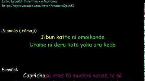 Hitori janai karaoke Japonés y Español (Sola Nunca Estarás)