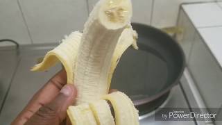 Frying Bananas. How to perfectly fry bananas to taste just like riped fried plantain.
