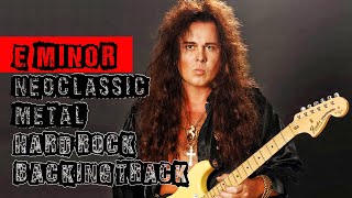 Neoclassic Metal Hard Rock Yngwie Malmsteen style Backing Track in E minor