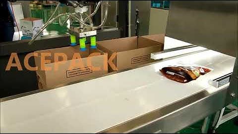 Carton open carton filling robot carton sealing customized whole line