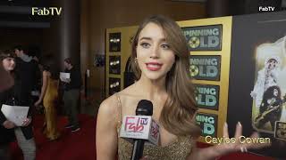 Caylee Cowan Reveals Her Role in "Spinning Gold" at the Premiere