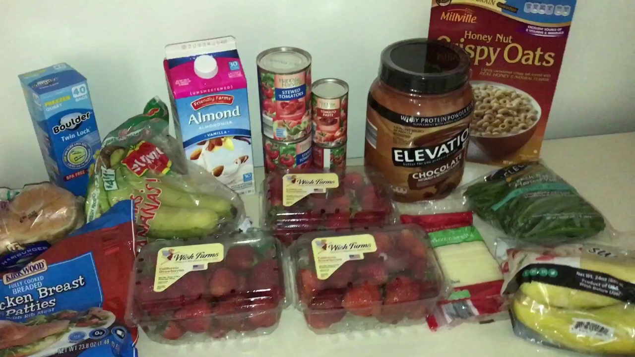 32 ALDI Weekly Grocery Haul Weight Watchers Smart Points Included