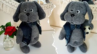 CUTE DOG FROM SOCKS DO IT YOURSELF