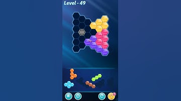 BLOCK! Hexa Puzzle! 7 Holic Level 49 (Rotate) - Lösung Solution Walkthrough