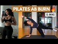 15 MIN PILATES AB BURN AT HOME | TONE &amp; SCULPT YOUR ABS