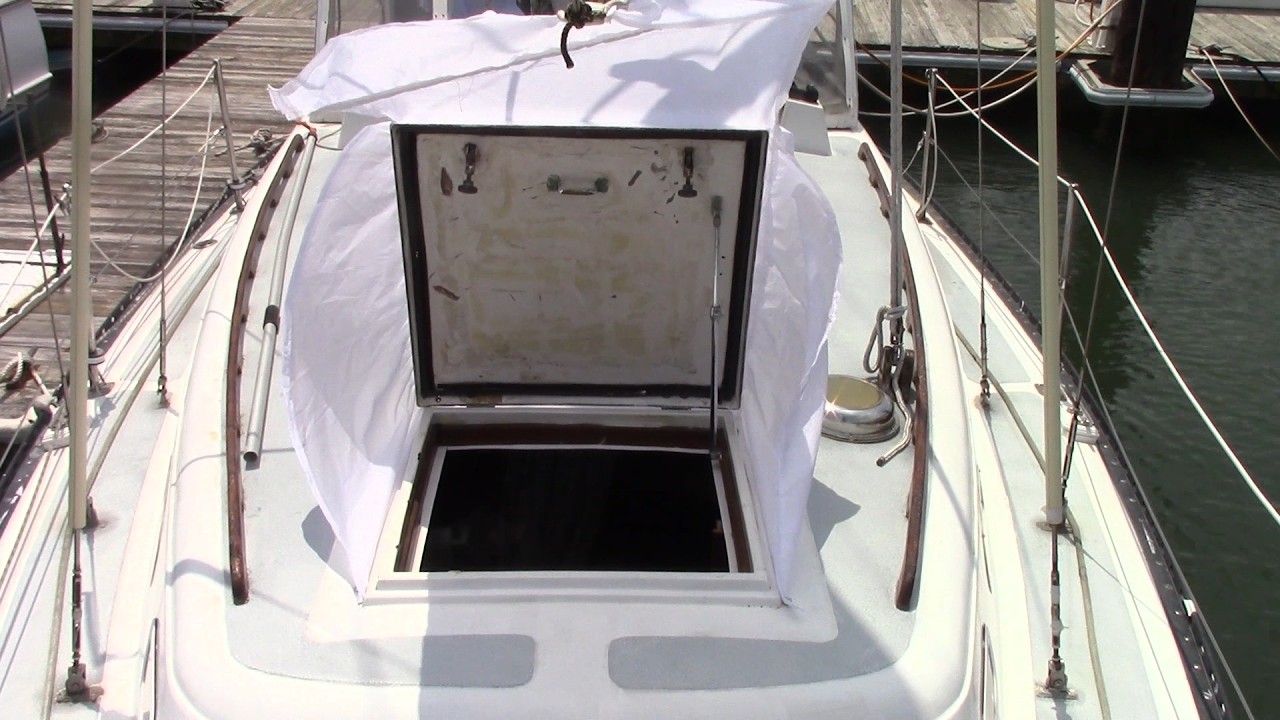 ⁣diy Wind scoop for boat hatch