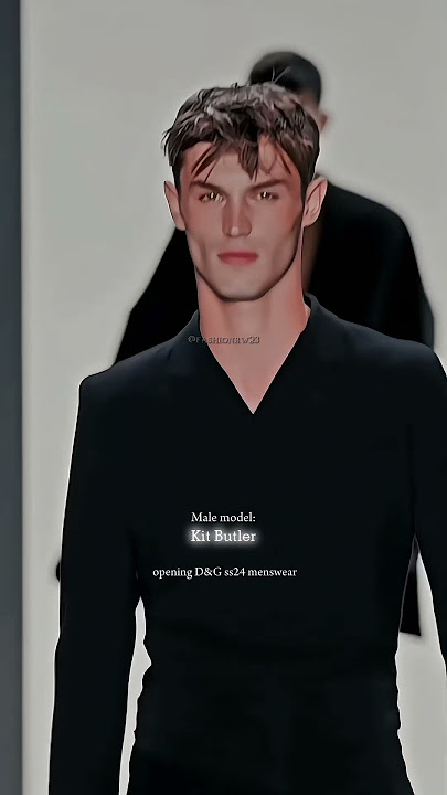 He is so Slay💅🏼✨💕 Kit Butler❤️✨ #kitbutler #supermodel #fashion #catwalk