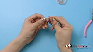 Beebeecraft Tips on making wired bracelet with pearl beads