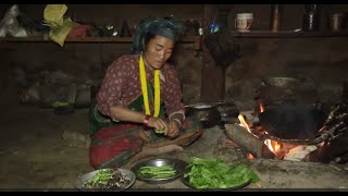Download Lagu Cooking greens and dried vegetables in the village || rural life MP3