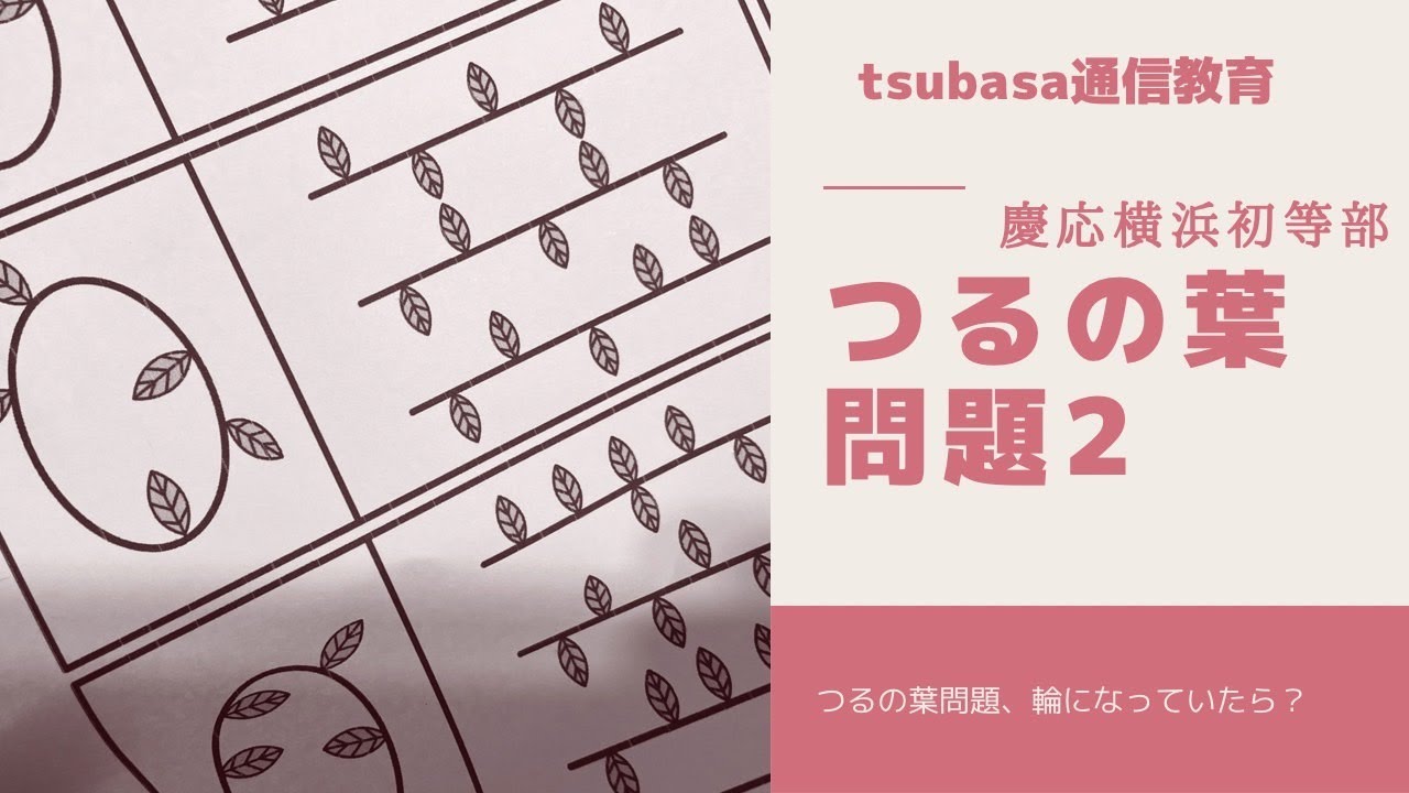 慶應横浜初等部、つるの葉問題2 無料講義 小学校受験 - YouTube 慶應横浜初等部、つるの葉問題2 無料講義 小学校受験 - YouTube