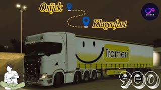 🚛 ETS2 | Klagenfurt to Osijek | 900 KM Long Haul Trip | Euro Truck Simulator 2 Gameplay screenshot 4