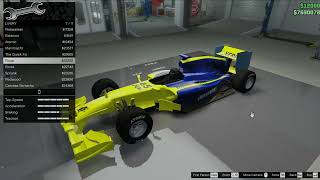GTA 5 Benefactor BR8 Customization (Red Bull RB8 Formula 1 Car)