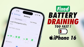 Fix- iPhone 16 Battery Draining Too Fast!