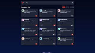 2025 Frontend mentor browser extension manager ui solution using web components screenshot 3