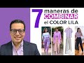 😍7 maneras para COMBINAR el COLOR LILA 🟣 con ESTILO | Con 5 colores neutros + 2 Colores nuevos