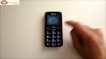 Maxcom MM432 - the Emergency button - Greek