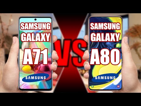 Samsung Galaxy A71 vs Samsung Galaxy A80. Which is Better?