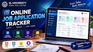 Online Job Application Tracker | Web Development Project | HTML, CSS & JavaScript News