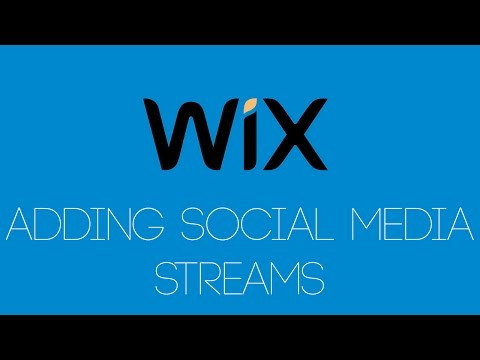 Adding Social Media Feeds In Wix - Wix -.com Tutorial - Wix Tutorials For Beginners