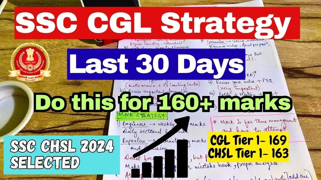 SSC CGL 2025 Last 30 Days Strategy 📚 SSC CGL 30 days study plan 🎯 #ssc ...