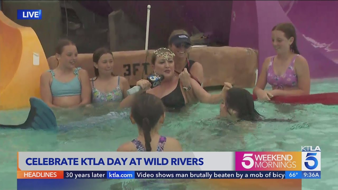 Wild Rivers Waterpark in Orange County celebrates KTLA Day as part of season opening