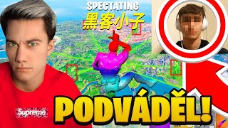 PŘISTIHL JSEM CHEATERA V MÉ FORTNITE HŘE!