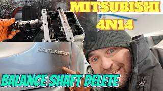 Mitsubishi 4N14 Balance Shaft Delete: OUTLANDER Timing Chain Replacement And Balance Shaft Delete