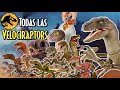 Todas Las Figuras y Juguetes de las Velociraptors de Jurassic Park y Jurassic World