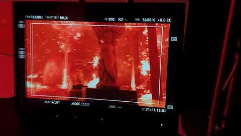 Sharpball — Unreal Engine, LED wall. Tests with real-time Fire with Playback