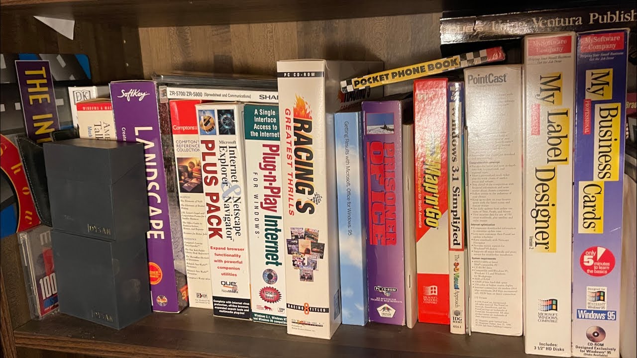 90’s Computer Software - Cleaning 🧹 Out - Want Any 🤷‍♂️ - YouTube