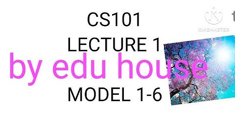 CS101 🥇|Lecture1|Module1-6|Introduction to Computing|Virtual University 