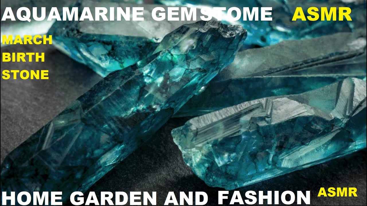 ASMR AQUAMARINE GEMSTONE THE GOOD BAD AND UGLY|HOME GARDEN AND FASHION|PISCES  BIRTHSTONE AQUAMARINE