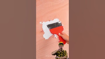 FIXING A WALL HOLE SHOULD NOT BE THIS EASY 😂🧱✨