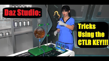 Daz Studio: Trucs met de CTRL-toets!