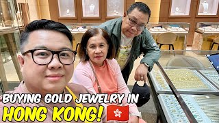 HONG KONG 2024: We bought GOLD Necklace & Ring for Papang & Mamang in Hong Kong!  | Jm Banquicio