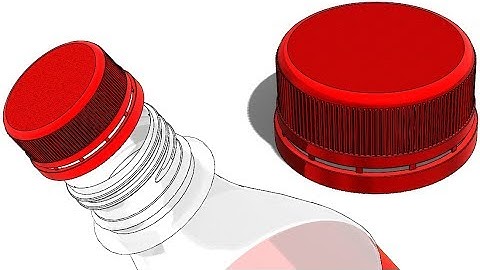 SolidWorks Tutorial #294 : Standard bottle cap (thread guide, animation)