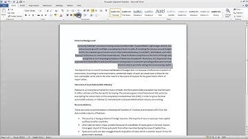 6.1 Paragraph Alignment - MS Word (Urdu) - MS Office 2010 Tutorials