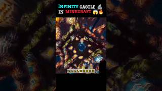 💥Found Infinity Castle 😱🔥 #minecraft #shorts #demonslayer