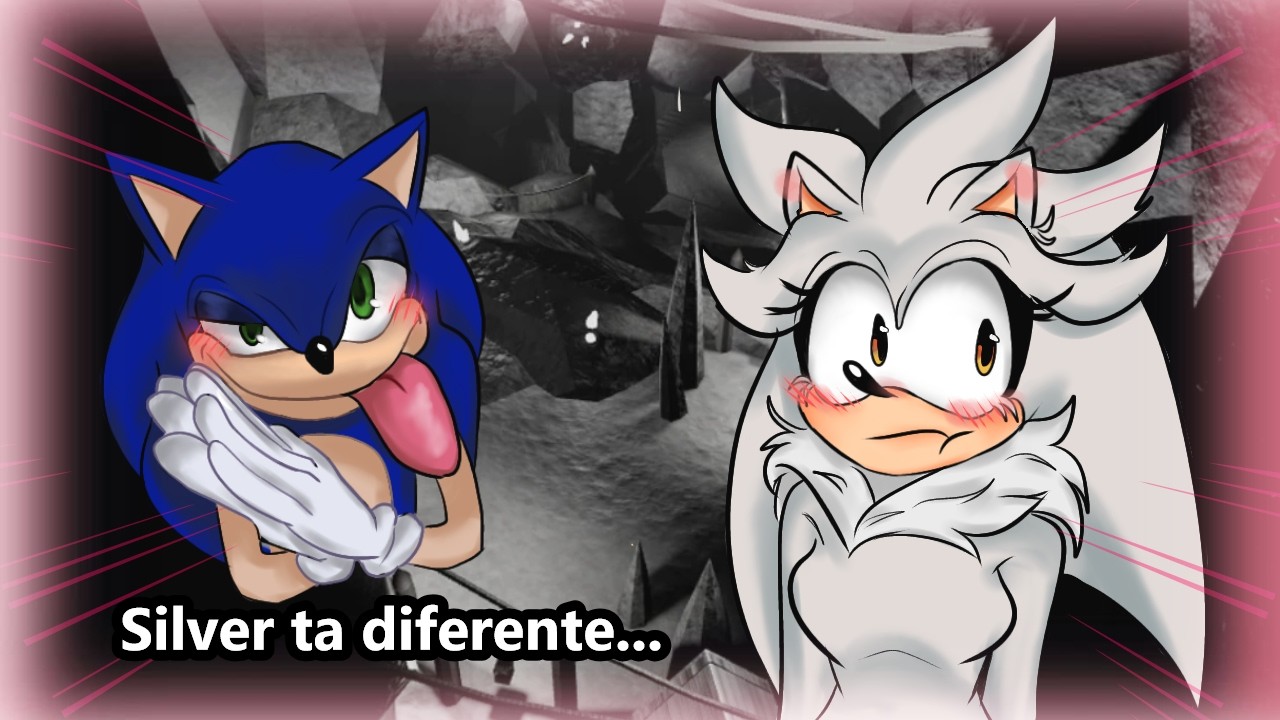 Sonic e Silver jogando Outcome Memories só que o Silver está um poquinho diferente