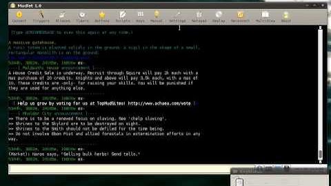 Mudlet 1.0 introduction 1/2