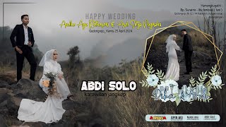 Live Karawitan Abdi Solo Wedding Dhika & Ardi | Apin Wedding | Nardi Jaya  | Live Gedongrejo 25|4|24