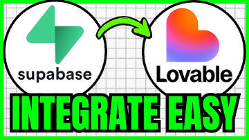 How To INTEGRATE Supabase With Lovable AI (QUICK & EASY) 2025