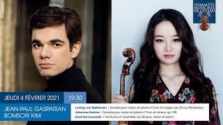 Bomsori Kim & Jean-Paul Gasparian aux Sommets Musicaux de Gstaad 2021